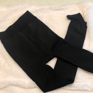 Thick black leggings